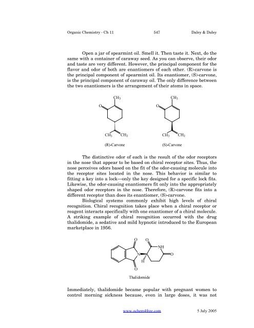 Organic Chemistry