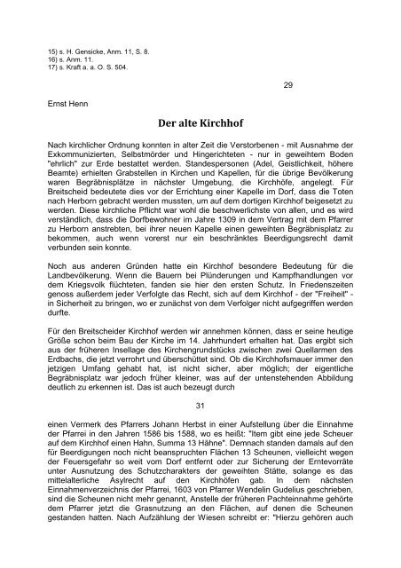 Evangelische Kirche und Pfarrei Breitscheid/Dillkreis Vorwort