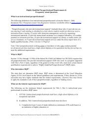 [MY] HQP (Highly Qualified Paraprofessional) FAQ - Vermont ...