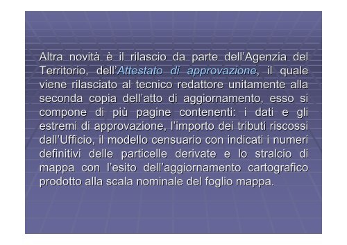 ATTIVAZIONE PROCEDURA PREGEO-9 TIPI MAPPALI