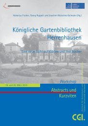 Königliche Gartenbibliothek Herrenhausen - Gottfried Wilhelm ...