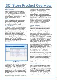 SCI Store Product Overview