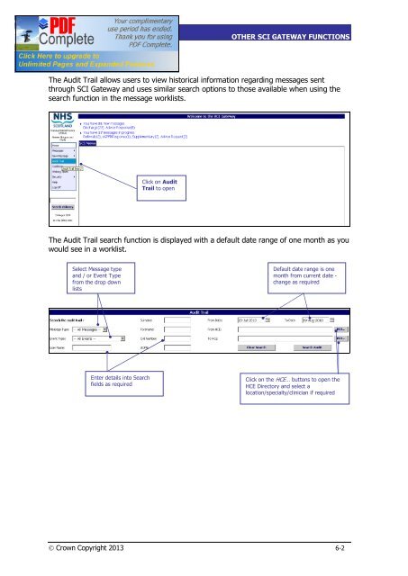 SCI Gateway V17 End User Guide - SCI - Scottish Care Information