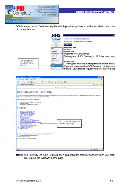 SCI Gateway V17 End User Guide - SCI - Scottish Care Information