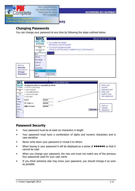 SCI Gateway V17 End User Guide - SCI - Scottish Care Information