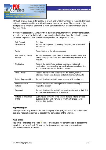 SCI Gateway V17 End User Guide - SCI - Scottish Care Information