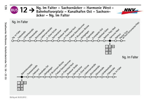 B12â†’ - HNV - Heilbronner Â· Hohenloher Â· Haller Nahverkehr