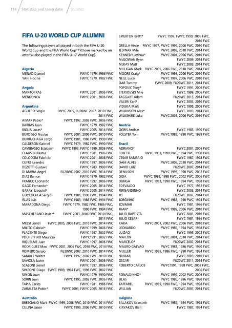 TECHNICAL REPORT AND STATISTICS