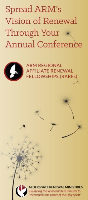 Regional Affiliate Renewal Fellowship (RARF) Brochure