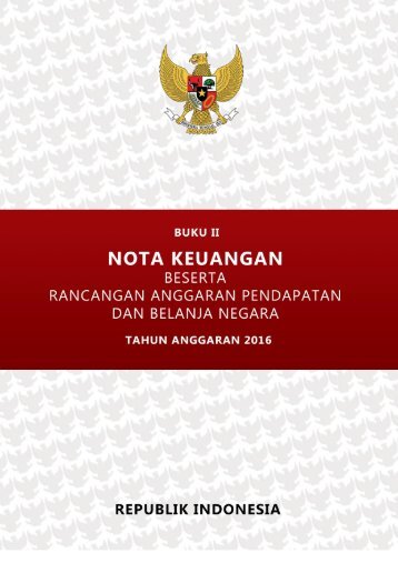 TAHUN ANGGARAN 2016