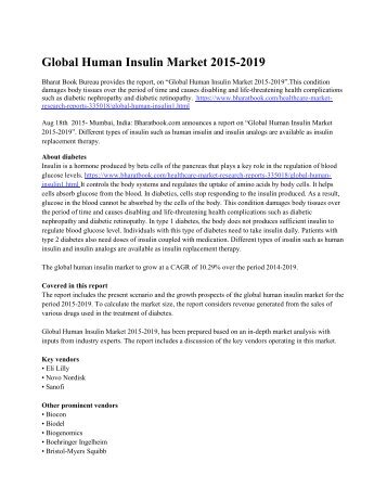 Global Human Insulin Market 2015-2019.pdf