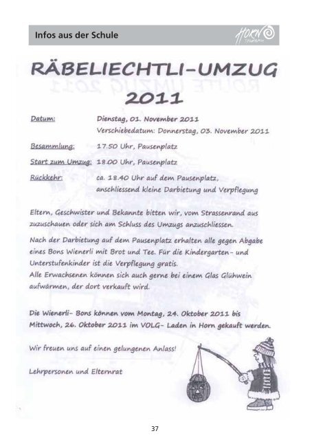 Mitteilungsblatt 05/2011 - in der Gemeinde Horn