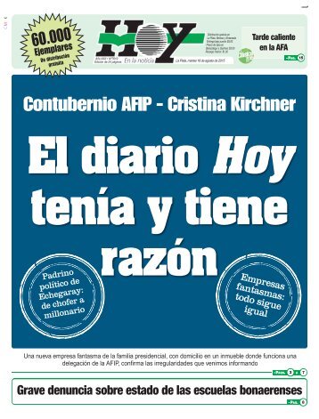 diario tenía y tiene razón