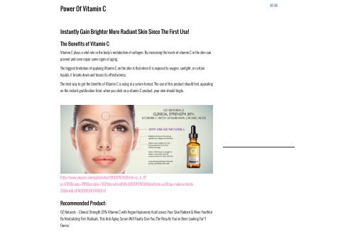 Make Over Body - Youthful Skin With The Anti Aging Power Of Vitamin C - Complete Plastic Surgery _ Cosmetic _ Beauty Guide.pdf