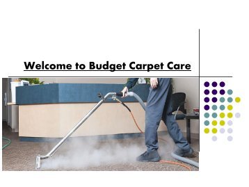 Welcome to Budget Carpet Care