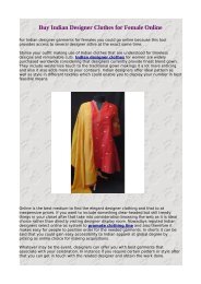 Buy Indian Designer Clothes for Female Online.pdf