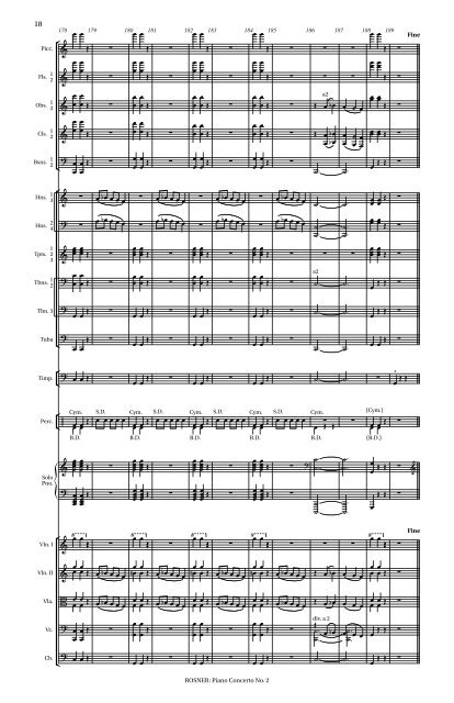 Rosner - Piano Concerto No. 2, op. 30