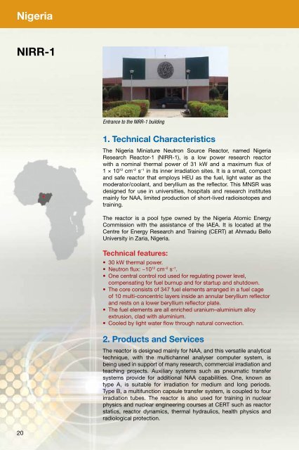 Research Reactors in Africa - IAEA