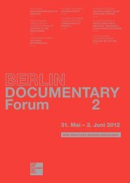 DOCUMENTARY Forum 2 - Haus der Kulturen der Welt