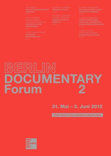 DOCUMENTARY Forum 2 - Haus der Kulturen der Welt