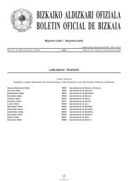 BIZKAIKO ALDIZKARI OFIZIALA BOLETIN OFICIAL DE BIZKAIA