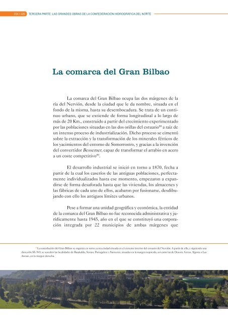 el abastecimiento de agua a la comarca del Gran Bilbao - Bizkaia 21