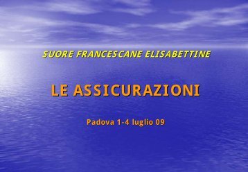 LE ASSICURAZIONI