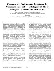 GPS 2000: Concepts and Performance Results on the ... - IFEN