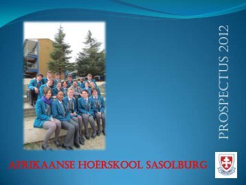 Afrikaanse hoërskool sasolburg - Affies