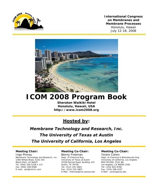 Program - ICOM 2008