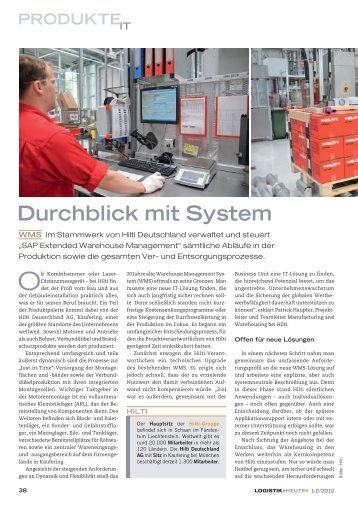 durchblick mit System - IGZ Logistics + IT GmbH