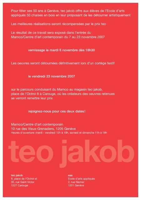 vernissage - Teo Jakob