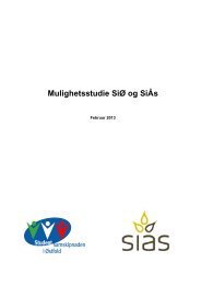 Mulighetsstudie SiØ og SiÅs