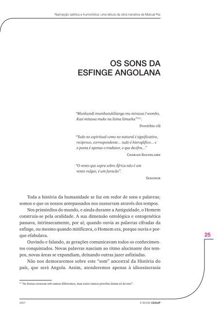 Na(rra)Ã§Ã£o satÃ­rica e humorÃ­stica: Uma leitura da obra narrativa de ...