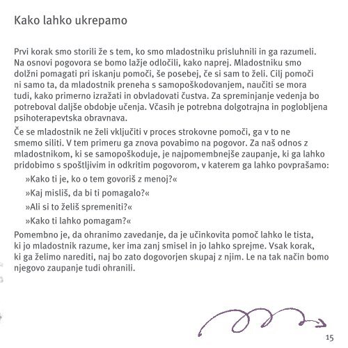 Kako lahko prepoznamo samopoškodbeno vedenje? - Inštitut Utrip