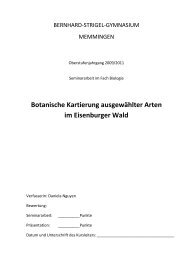 Botanische Kartierung ausgewählter Arten im ... - German Weber