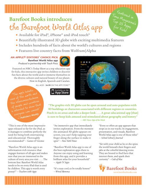 the Barefoot Books World Atlas ·