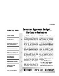 Governor Approves Budget.. No Cuts to Probation