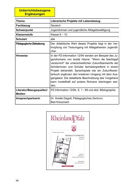 Die Ganztagsschule in Rheinland-Pfalz - mehr Zeit zum