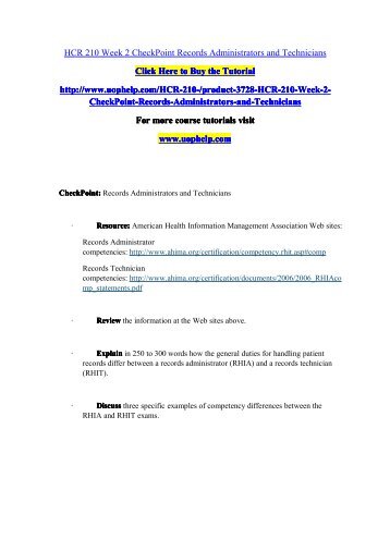 hcr 210 week 2 checkpoint records Hcr 210 complete course, hcr 210 entire course, hcr 210 full course. hcr 210 week 2 checkpoint records Hcr 210 complete course, hcr 210 entire course, hcr 210 full course.