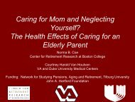 Caring for Mom & Neglecting Yourself?