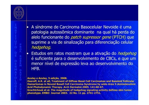 Polimorfismo clínico do hamartoma folicular basalóide