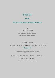 SYSTEM DER POLITISCHEN OEKONOMIE