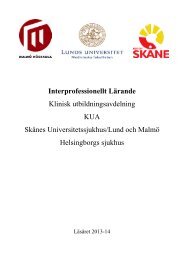 Interprofessionellt lärande.pdf - Utbildning vid Medicinska fakulteten