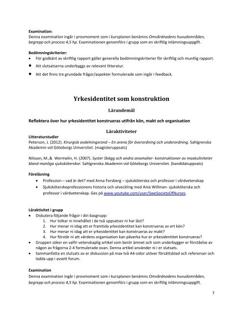 Profession och