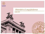 Obstruktiva Lungsjukdomar