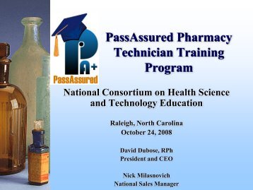PassAssured Pharmacy Technician Training Program