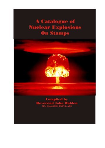 A Catalogue of Nuclear Explosions on Stamps