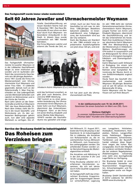 Magazin für das Lübbecker Land - Stadtgespräch Luebbecke