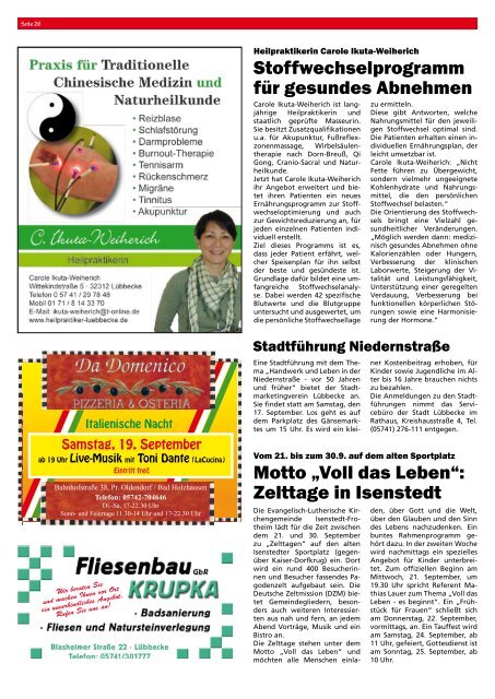 Magazin für das Lübbecker Land - Stadtgespräch Luebbecke